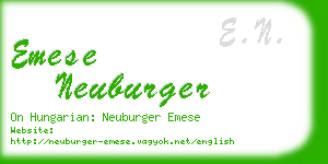 emese neuburger business card
